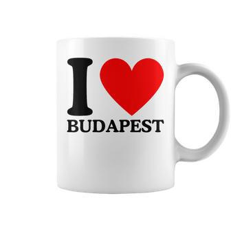 With I Love Budapest Motif Tassen - Geschenkecke