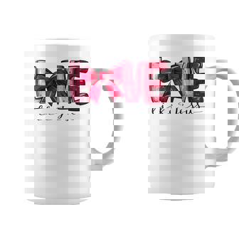 Love Like Jesus Valentine’S Day Coquette Bow Coffee Mug - Seseable
