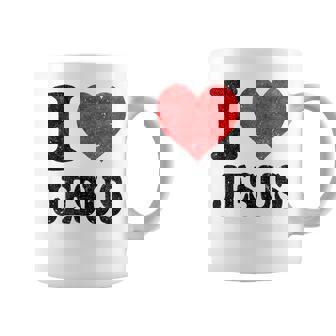 I Love Jesus Vintage Coffee Mug - Monsterry
