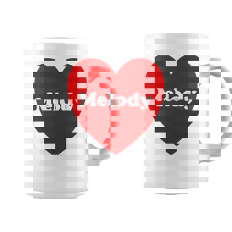 I Love Melody Heart Cute Melody Nombre Taza de café - Regaloses