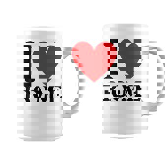 I Love Rome I Heart Rome Taza de café - Regaloses