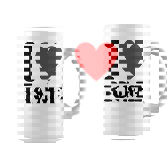 I Love Rome I Heart Rome Taza de café - Regaloses
