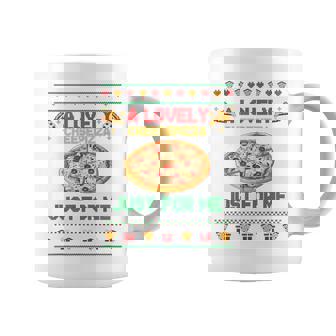 A Lovely Cheese Pizza Just For Me Graphic Print Coffee Mug - Monsterry