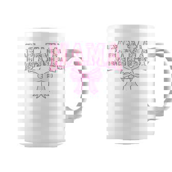 Mama Coquette Bow Retro Pink Aesthetic Mother's Day Mom Life Coffee Mug - Monsterry