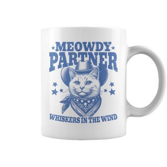 Meowdy Partner Cowboy Catintage Cat Tassen - Geschenkecke