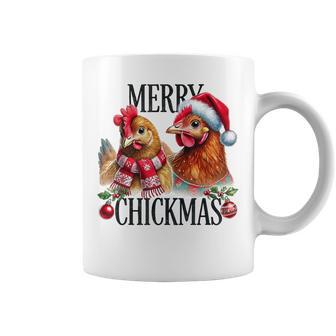 Merry Chickmas Chicken Christmas Jumper Christmas Farmer Tassen - Geschenkecke