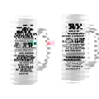 Mexican Wife I Love Her And She Is My Life Valentine's Day Graphic Print Coffee Mug - Monsterry