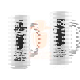 Morning Coffee Sacred Ritual Graphic Print Coffee Mug - Monsterry