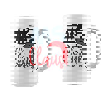 Mr And Ms Claus Couples Matching Christmas Pajamas Santa Graphic Print Coffee Mug - Monsterry