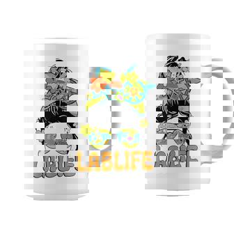 Mystery Machine Of Diagnostics Lab Week 2025 Messy Bun Coffee Mug - Thegiftio UK