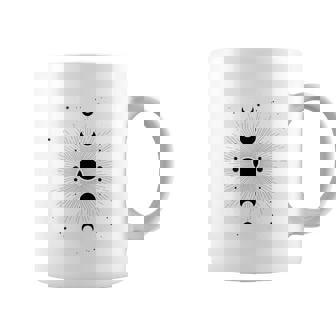 Mystical Symbol Moon Phases Minimal Geometric Monochromatic Tank Top Graphic Print Coffee Mug - Monsterry