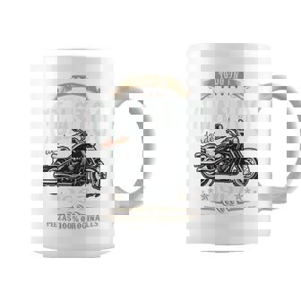 Nacido En 1967 58 Años Cumpleaños Moto Biker Hombre Motero Manga Larga Taza de café - Regaloses