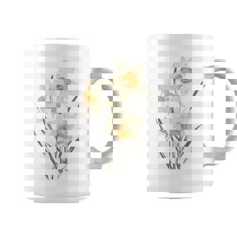 Narcissus Flower December Birth Flower Floral Birthday Tank Top Graphic Print Coffee Mug - Monsterry