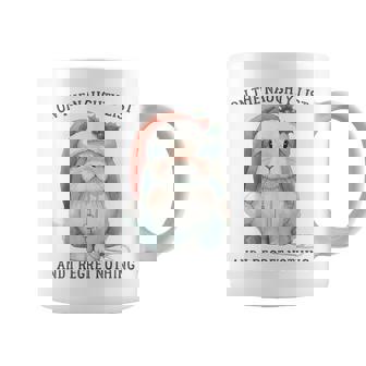 On The Naughty List And I Regret Nothing Rabbit Christmas Graphic Print Coffee Mug - Monsterry