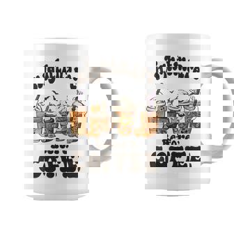 Nightmare Before Coffee Pumpkin Horror Nights Halloween Graphic Print Coffee Mug - Monsterry