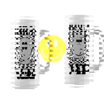 Nine Is A Vibe 9th Birthday Groovy Boys Girls 9 Years Old Graphic Print Coffee Mug - Monsterry