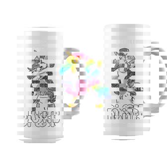 Niños I'm Going To Be A Big Sister Girls Older Sister Dab Unicorn Taza de café - Regaloses