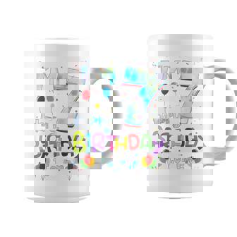 Niños Soy 7 Feliz Cumpleaños Para Mí Taza de café - Regaloses