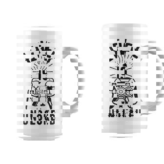 Nivel 19 Desbloqueado Boda Del 19º Aniversario Taza de café - Regaloses