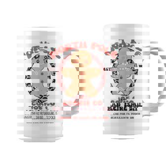 North Pole Cookie Co Santa Claus Christmas Women Men Graphic Print Coffee Mug - Monsterry