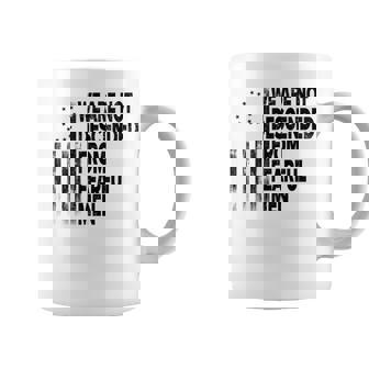 We Are Not Descended From Fearful Men Betsy Patrioitic Graphic Print Coffee Mug - Monsterry