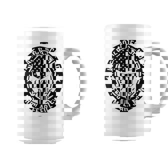 We Are Not Descended From Fearful Men Patriotic 1776 Skull Graphic Print Coffee Mug - Monsterry