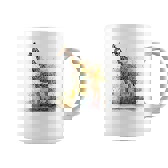 Obra De Arte Para Amantes De Las Jirafas Jirafa Taza de café - Regaloses