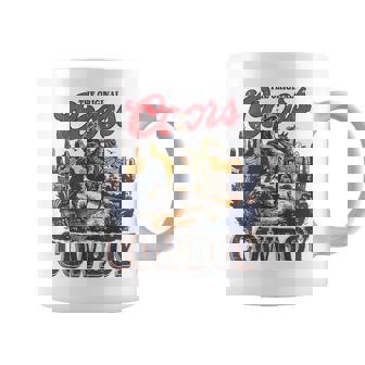 The Original Coor Cowboys Western Country Cowhide Riding Coffee Mug - Thegiftio