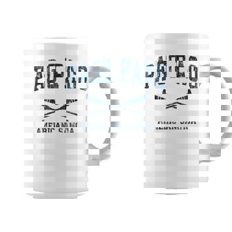 Pago Pago American Samoa Vintage Nautical Paddles Sports Oar Coffee Mug - Seseable