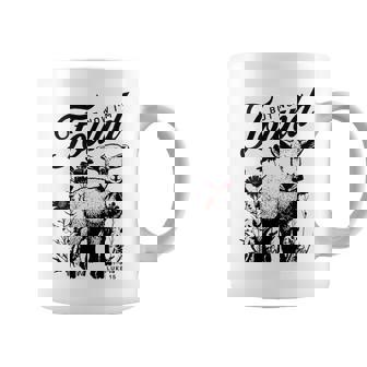 Parable Of The Lost Sheep Christian Cottagecore Kawaii Lamb Graphic Print Coffee Mug - Monsterry
