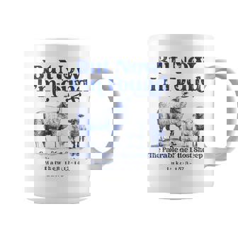 Parable Of The Lost Sheep Christian Lamb Bible Scripture Graphic Print Coffee Mug - Monsterry