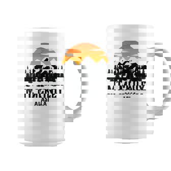 Parque Nacional Monte Mckinley Alaska Retro Taza de café - Regaloses