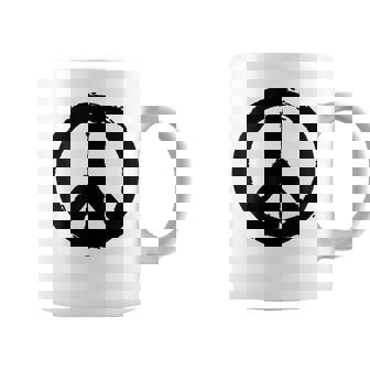 Peace Symbole De La Paix En Noir Tasse - Cadeauxyz