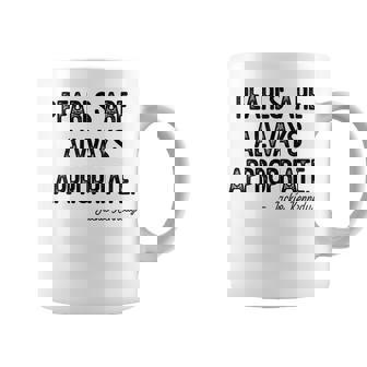 Pearls Are Always Appropriate Classic Fashion Mens Coffee Mug - Thegiftio