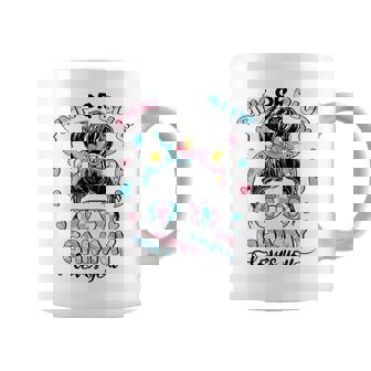 Pink Or Blue Gammy Loves You Messy Bun Mother's Day Coffee Mug | Mazezy