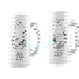 Pisces Star Sign Feline Design Cute Kitty Zodiac Cat Graphic Print Coffee Mug - Monsterry