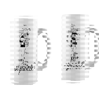 What Me Plan Ahead One Man Band Sketch Graphic Print Coffee Mug - Monsterry