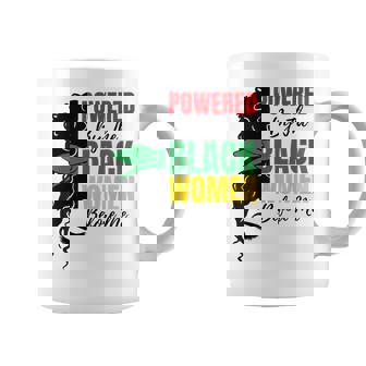 Powered By The Women Before Me Black History African Graphic Print Coffee Mug - Monsterry