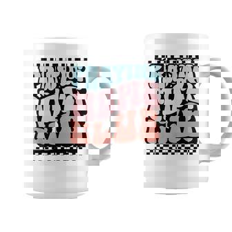 Praying Moms Club Retro Groovy Christian Faith Mother's Day Coffee Mug | Seseable UK