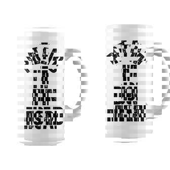Pretend I'm Dijon Mustard Matching Couples Halloween Graphic Print Coffee Mug - Monsterry