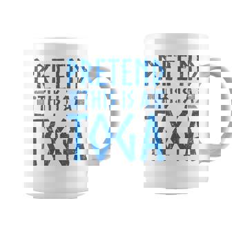 Pretend This Is A Toga Greek Party Costume Coffee Mug | Seseable UK
