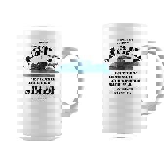 Property Of Alcatraz Retro Swim Team T-Shirt Graphic Print Coffee Mug - Monsterry