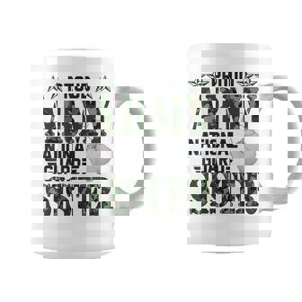 Proud Army National Guard Sister Military Family Veteran Graphic Print Coffee Mug - Monsterry