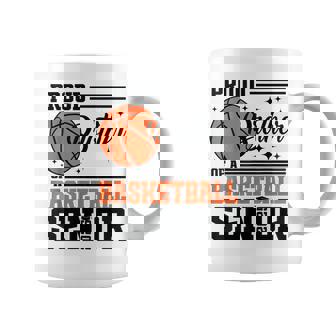 Proud Brother Of A 2025 Senior Basketball Graduate Grad 2025 Graphic Print Coffee Mug - Monsterry