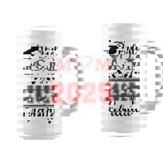 Proud Mom Of A 2025 Graduate Retro Class Of 2025 Coffee Mug - Thegiftio UK