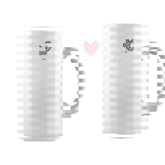 Ps I Love You Day Valentine's Day Purple Heart Kid Coffee Mug | Mazezy