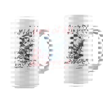 Raccoon First Of All I'm God's Masterpiece Coffee Mug | Mazezy