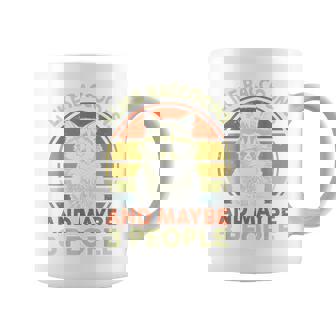 I Like Raccoons & Maybe 3 People Vintage Coffee Mug - Thegiftio