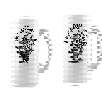 Rage Consumes Me Cute Cat Kitten Flower Coffee Mug | Seseable CA