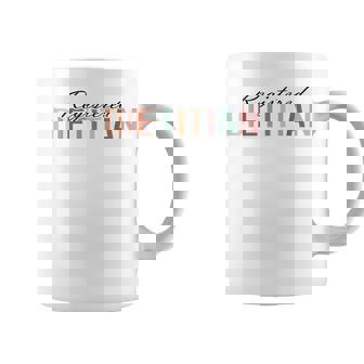 Registered Dietitian Nutritionist Dietary Food Dietitian Graphic Print Coffee Mug - Monsterry
